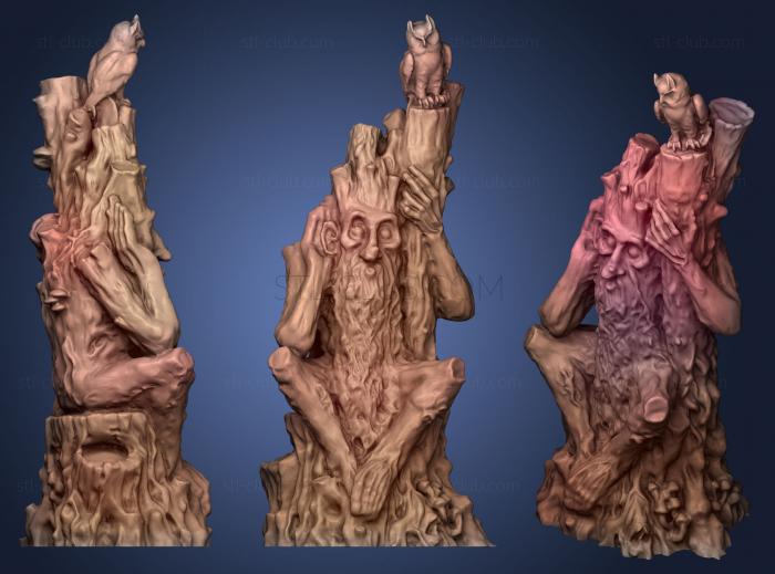 3D model forest spirit (STL)